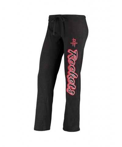Women's Black Red Houston Rockets Racerback Tank Top and Pants Sleep Set Black, Red $28.70 Pajama