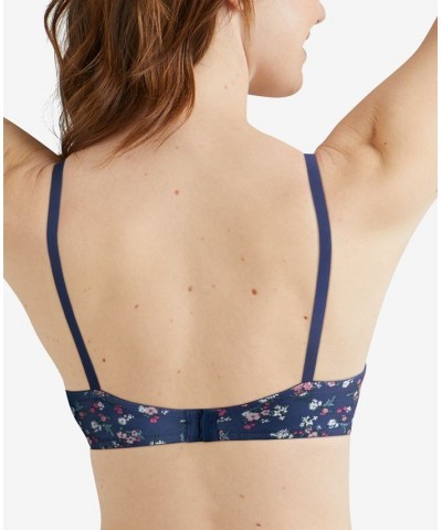 One Fab Fit T-Shirt Shaping Underwire Bra 7959 Blue $12.42 Bras