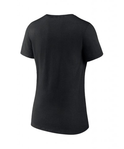 Women's Branded Black Boston Celtics Hometown Collection 617 V-Neck T-shirt Black $21.59 Tops