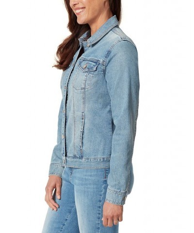Amanda Classic Denim Jacket Blue $25.81 Jackets