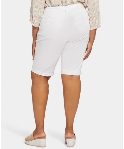 Plus Size Tailored Bermuda Shorts Optic White $33.25 Shorts