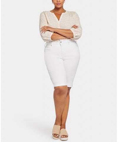 Plus Size Tailored Bermuda Shorts Optic White $33.25 Shorts