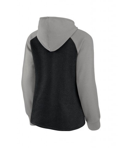 Women's Branded Black and Gray Chicago White Sox Recharged Raglan Pullover Hoodie Black, Gray $30.00 Sweatshirts