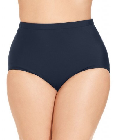 Plus Size Printed Shirred-Neck Tankini & Solid Swim Shorts Navy $37.60 Swimsuits
