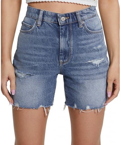 Women's 80s Distressed Denim Pedal Shorts Repose $49.68 Shorts