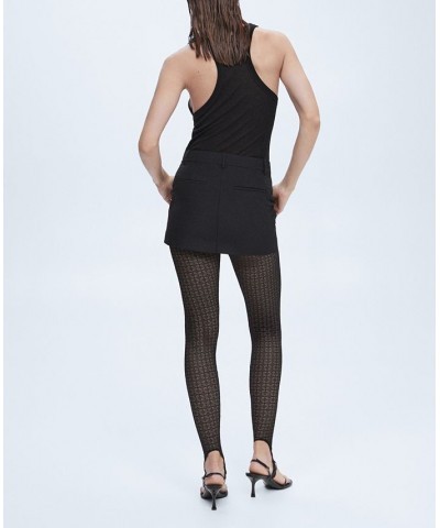 Women's Fuseau Lace Leggings Black $42.30 Pants