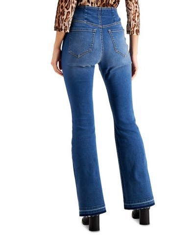 Women's High Rise Pull-On Flare Jeans Light Wash $26.54 Jeans