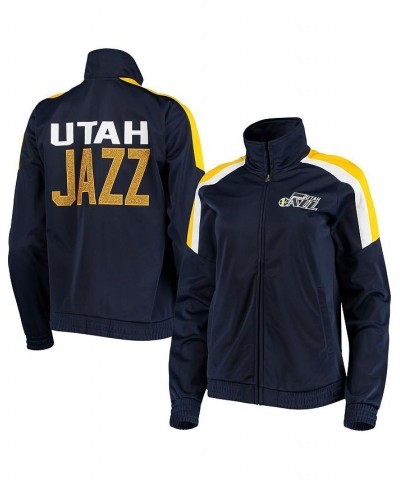 Women's Navy Utah Jazz Jump Shot Full-Zip Track Jacket Navy $28.98 Jackets