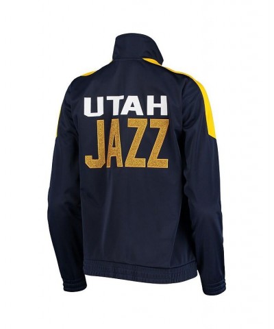 Women's Navy Utah Jazz Jump Shot Full-Zip Track Jacket Navy $28.98 Jackets