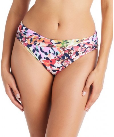 Women's Party Animal Sarong-Waist Hipster Bikini Bottoms Multi $34.50 Swimsuits