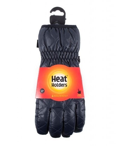 Women's Quilted Gloves Black $13.23 Gloves