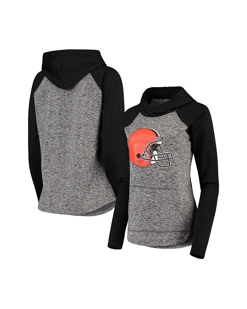 Women's Cleveland Browns Championship Team Ring Pullover Hoodie Heathered Gray, Black $41.24 Sweatshirts