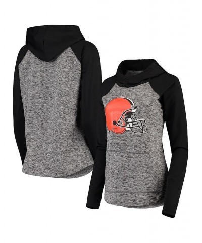 Women's Cleveland Browns Championship Team Ring Pullover Hoodie Heathered Gray, Black $41.24 Sweatshirts