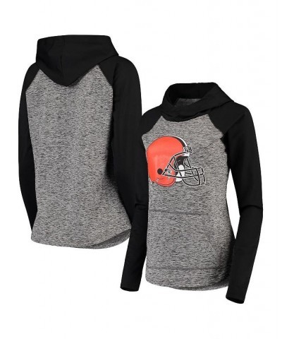 Women's Cleveland Browns Championship Team Ring Pullover Hoodie Heathered Gray, Black $41.24 Sweatshirts