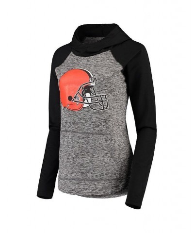 Women's Cleveland Browns Championship Team Ring Pullover Hoodie Heathered Gray, Black $41.24 Sweatshirts