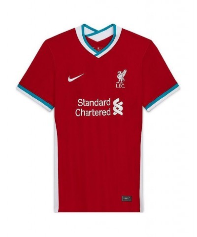 Women's Mohamed Salah Red Liverpool 2020/21 Home Replica Player Jersey Red $59.80 Jersey