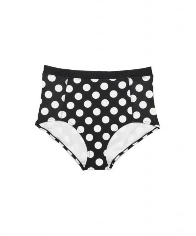 Baylie Women's Plus-Size Swimwear Panty Bottom Dot black $11.73 Swimsuits