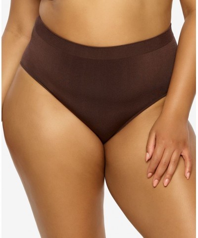 Plus Size Body Smooth Seamless Brief Panty Cocoa $11.27 Panty