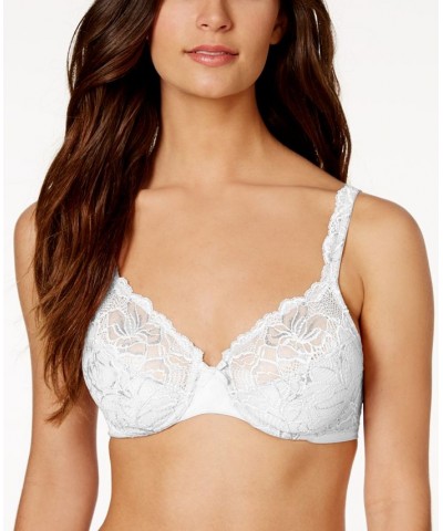 Women's Lace Desire 2-Ply Underwire Comfort Bra 6543 White $17.97 Bras