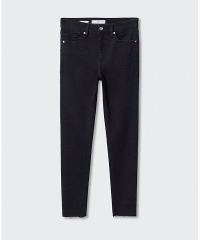 Women's Skinny Cropped Jeans Black Denim $29.40 Jeans