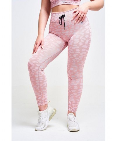 Women's Mystique Recycled Leopard Legging - Mink Pink $30.55 Pants