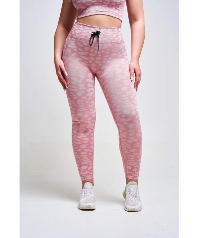 Women's Mystique Recycled Leopard Legging - Mink Pink $30.55 Pants