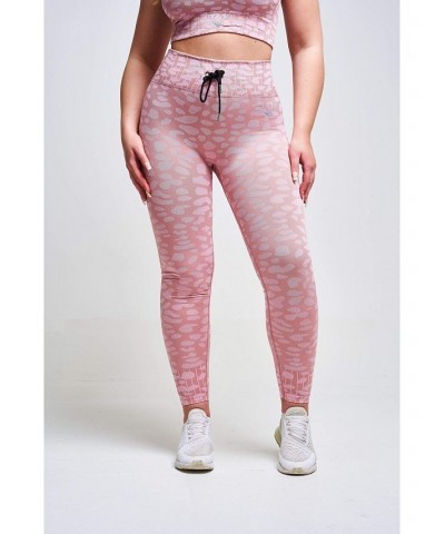 Women's Mystique Recycled Leopard Legging - Mink Pink $30.55 Pants