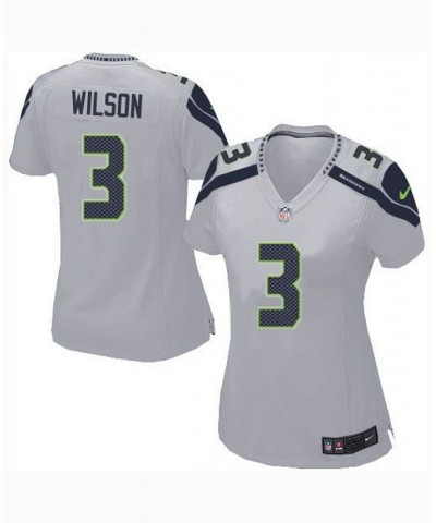 Women's Russell Wilson Seattle Seahawks Game Jersey Gray $40.30 Tops