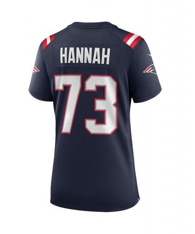 Women's John Hannah Navy New England Patriots Game Retired Player Jersey Navy $43.40 Jersey