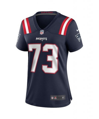 Women's John Hannah Navy New England Patriots Game Retired Player Jersey Navy $43.40 Jersey