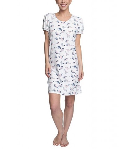 Women's Printed Sleep Shirt Multi $18.86 Sleepwear