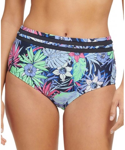 Women's Floral High-Waist Bikini Bottoms Neo Mint Aloha Floral $36.72 Swimsuits
