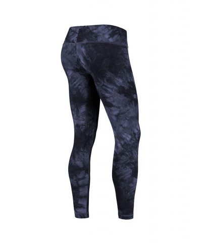 Women's Black Phoenix Suns Burst Tie-Dye Leggings Black $24.37 Pants