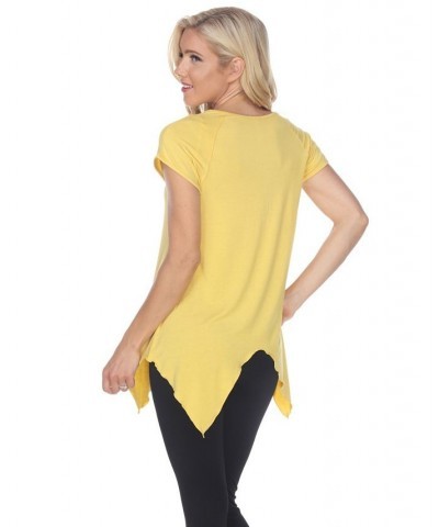 Women's Fenella Embellished Tunic top Yellow $28.09 Tops