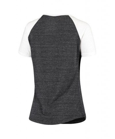 Women's Branded Black D.C. United The District Raglan T-shirt Black $25.91 Tops