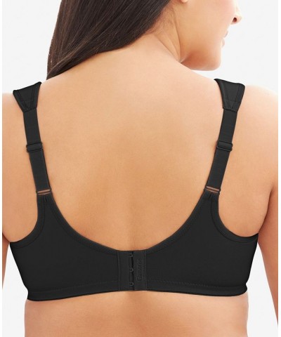 Women's Full Figure Plus Size Wonderwire Back Close Bra Black $26.11 Bras