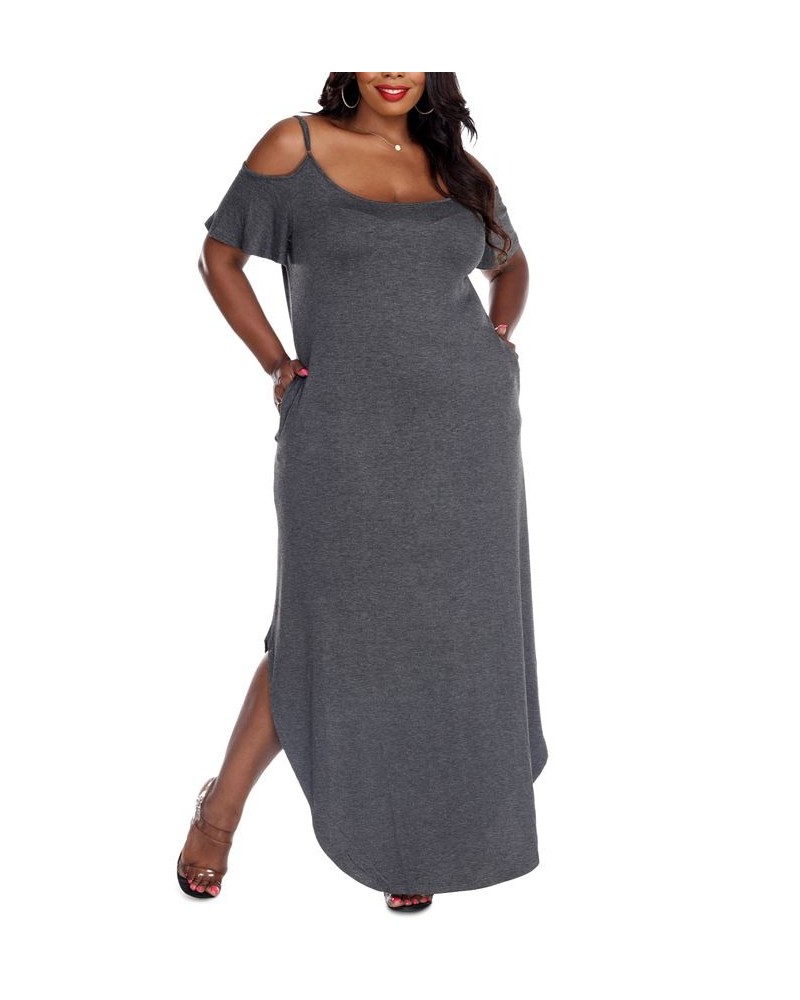 Plus Size Lexi Maxi Dress Charcoal $38.16 Dresses