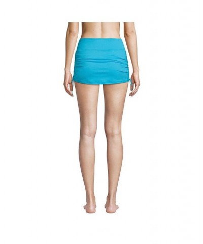 Women's Tummy Control Adjustable Swim Skirt Swim Bottoms Turquoise $37.42 Swimsuits