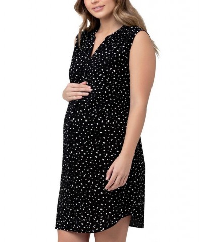 Felicity Button Down Shirt Dress Black / white $31.31 Dresses