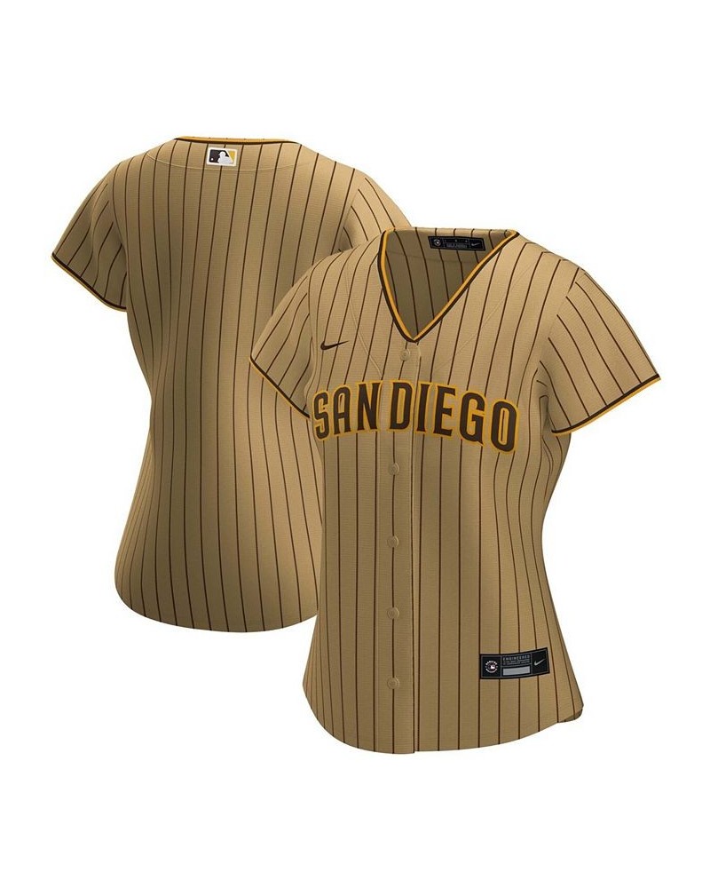 Women's Tan San Diego Padres Alternate Replica Team Jersey Tan $45.00 Jersey