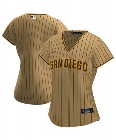 Women's Tan San Diego Padres Alternate Replica Team Jersey Tan $45.00 Jersey