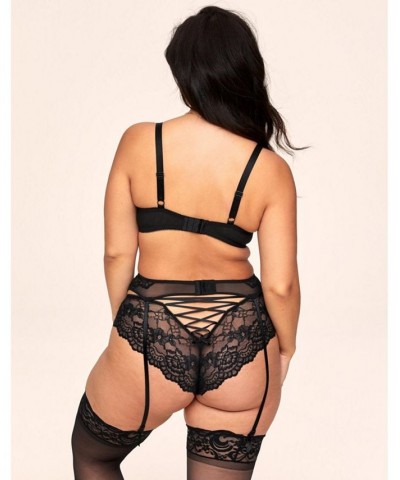 Enny Garter Women's Plus-Size Garter Belt Lingerie Black $14.33 Lingerie