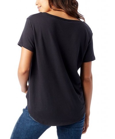 Women's The Backstage T-shirt Black $24.00 Tops