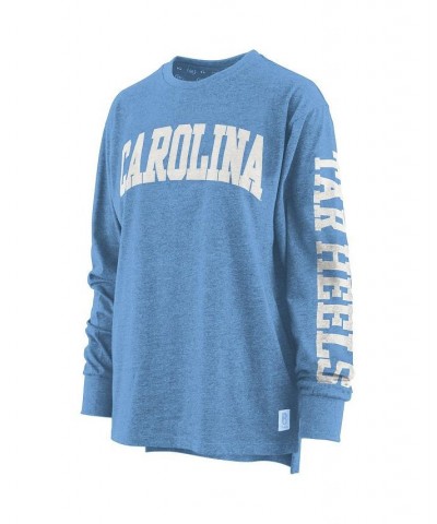 Women's Carolina Blue North Carolina Tar Heels Plus Size Two-Hit Canyon Long Sleeve T-shirt Blue $28.20 Tops