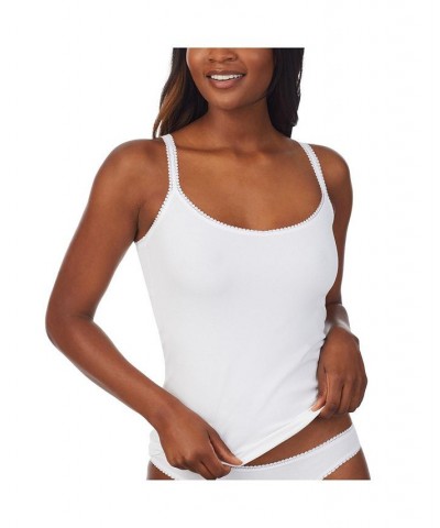 Women's Cabana Cotton Reversible Cami White $14.60 Lingerie