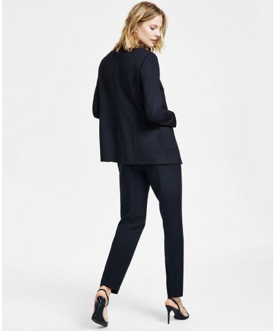 Women's Fly-Front High-Rise Pleated Pants Black $35.39 Pants