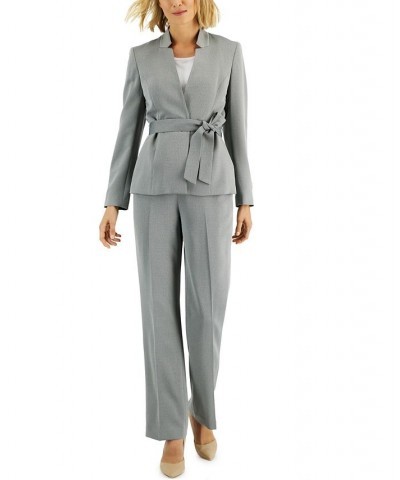 Women's Mini Herringbone Pantsuit Regular & Petite Sizes Multi $79.90 Suits