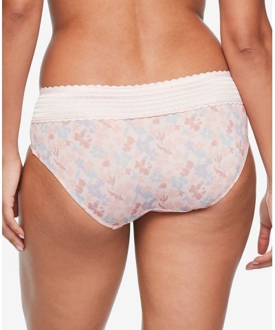 Warners No Pinching No Problems Dig-Free Comfort Waist with Lace Microfiber Hipster 5609J White $9.74 Panty