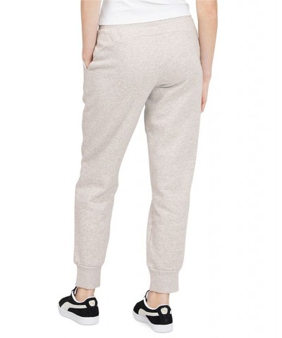 Women's Fleece Sweatpants Light Gray Heather-puma Black $19.61 Pants