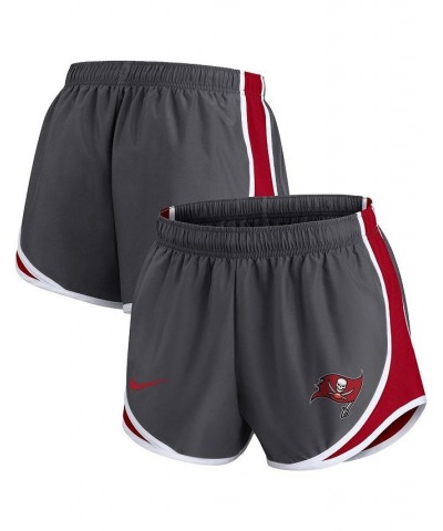 Women's Charcoal Tampa Bay Buccaneers Logo Performance Tempo Shorts Charcoal $32.99 Shorts